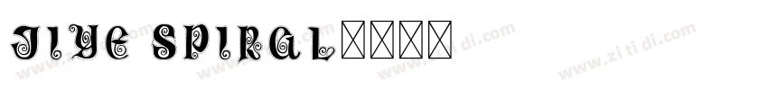 Jiye spiral字体转换
